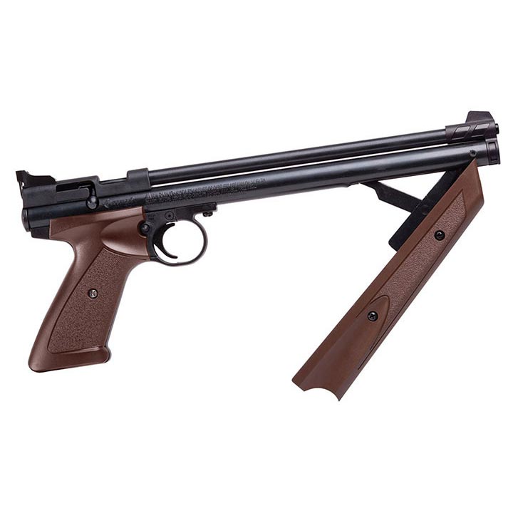 Crosman American Classic .177cal Variable Pump Powered Single Shot Pellet Air Pistol - Brown