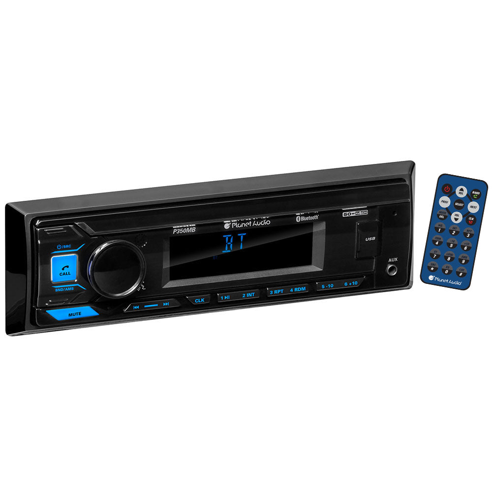 Planet Audio Single Din Mechless Am/fm/usb/aux/remote/bluetooth