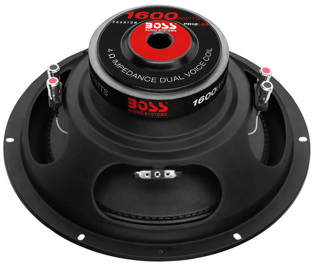 Boss Audio Blue Illuminated 12" Woofer 800w Rms/1600w Max Dual 4 Ohm Voice Coils