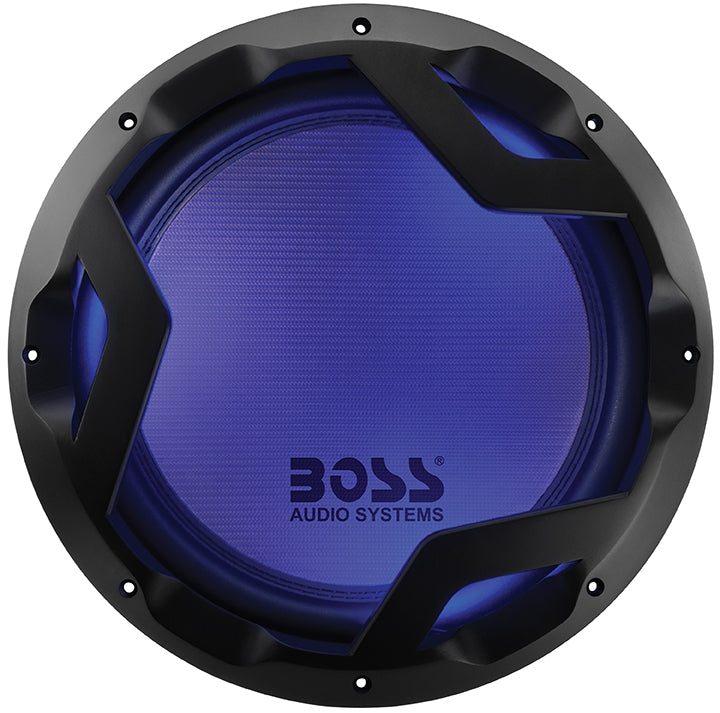 Boss Audio Blue Illuminated 12" Woofer 800w Rms/1600w Max Dual 4 Ohm Voice Coils