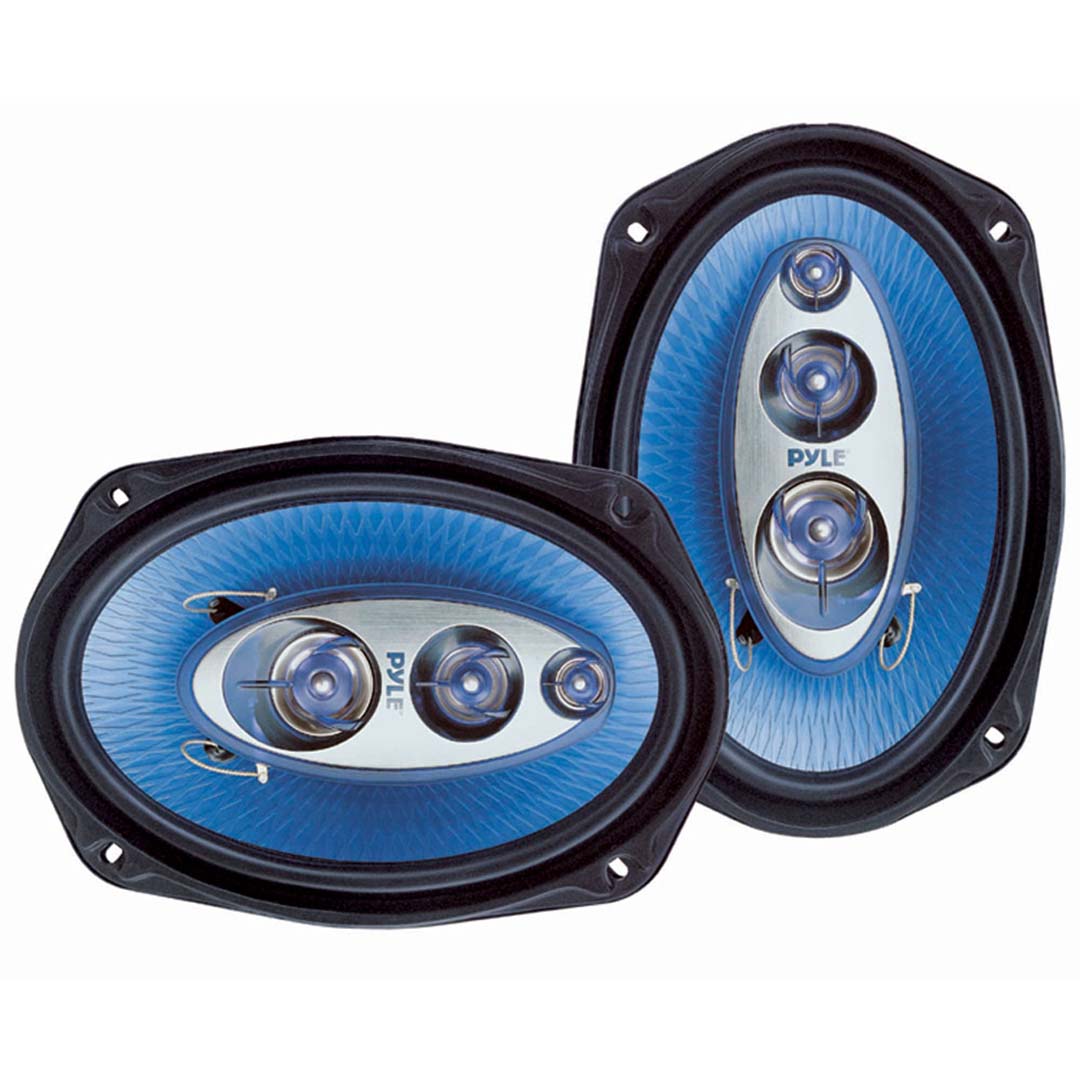 Pyle 6x9" 4-way Speakers - Blue Label Series