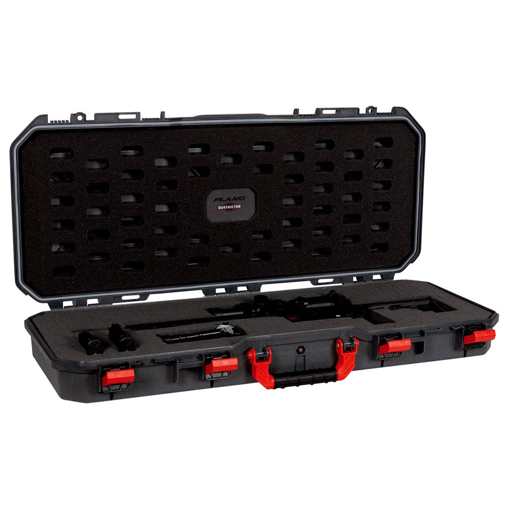 Plano All Weather 2™ 36" Gun Case With Rustrictor™ (grey With Red Latches)