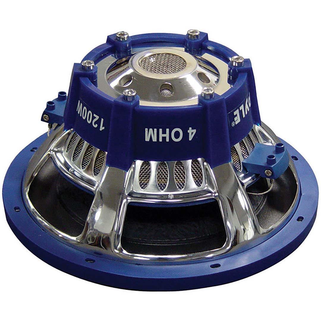 Subwoofer 12" Pyle Blue Wave 1200 Watts; Dvc; 70oz Magnet