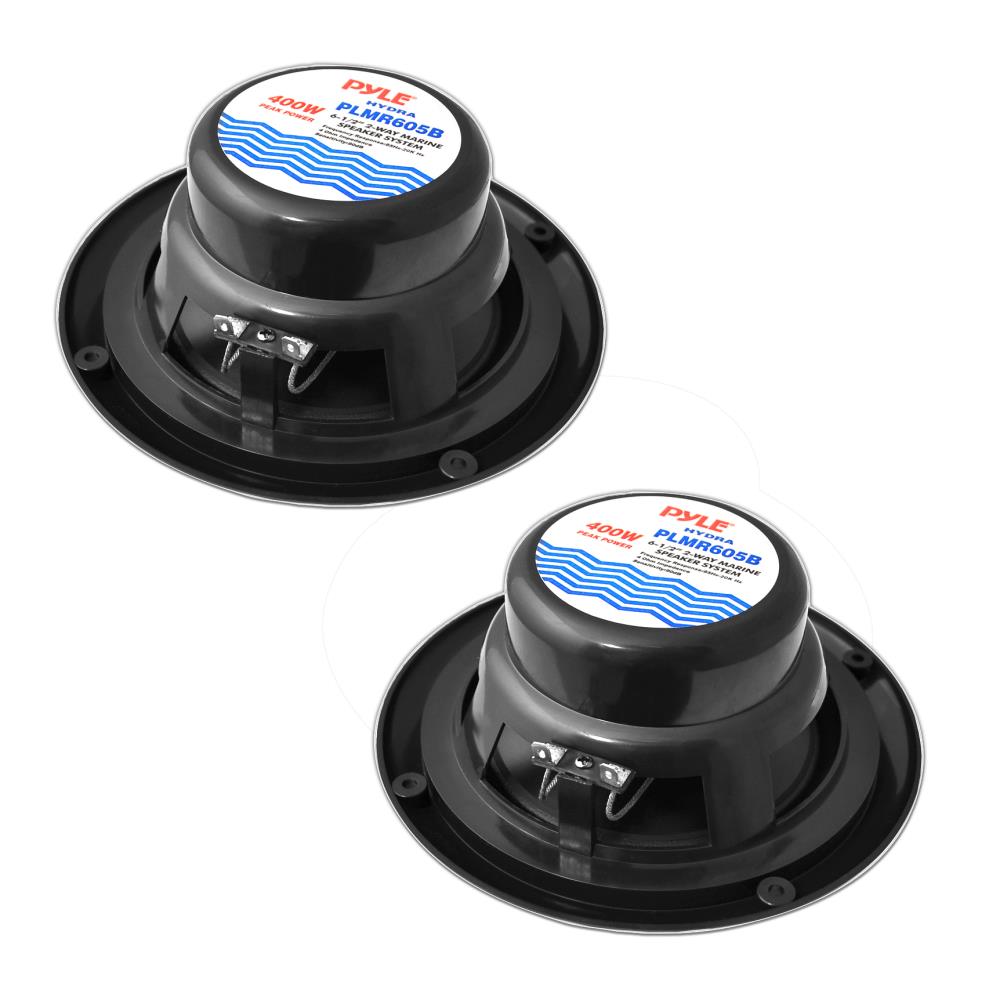 Pyle Marine 6.5” 2-way Speakers (black)