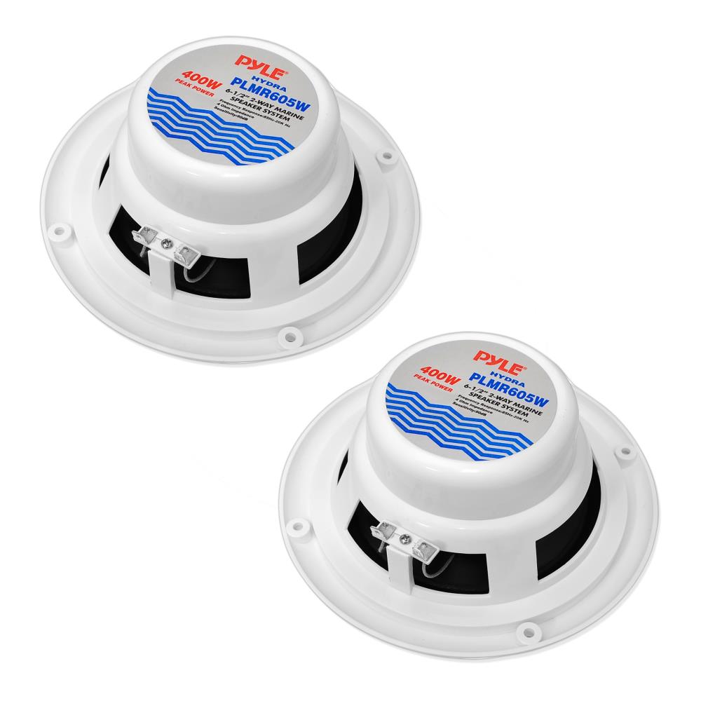 Pyle Marine 6.5” 2-way Speakers (white)