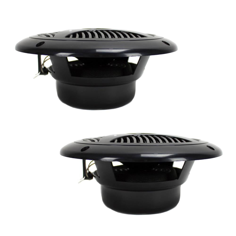 Pyle Marine 6.5” Dual Cone Speakers (black)