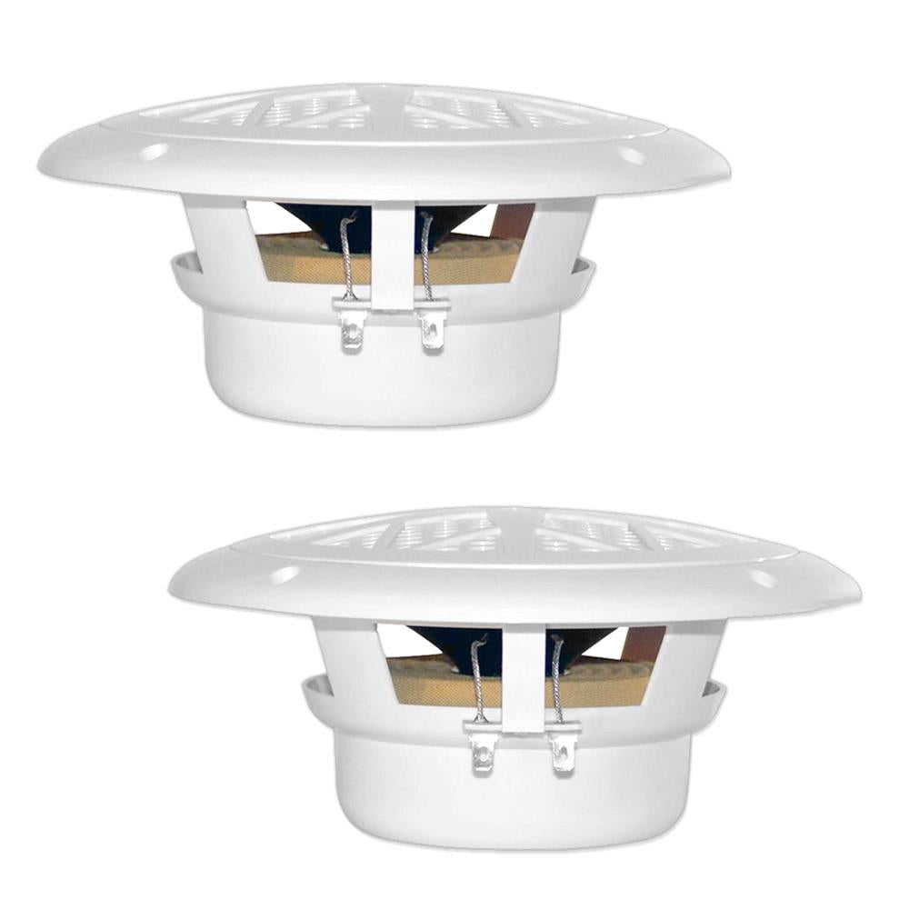 Pyle Marine 6.5” Dual Cone Speakers (white)