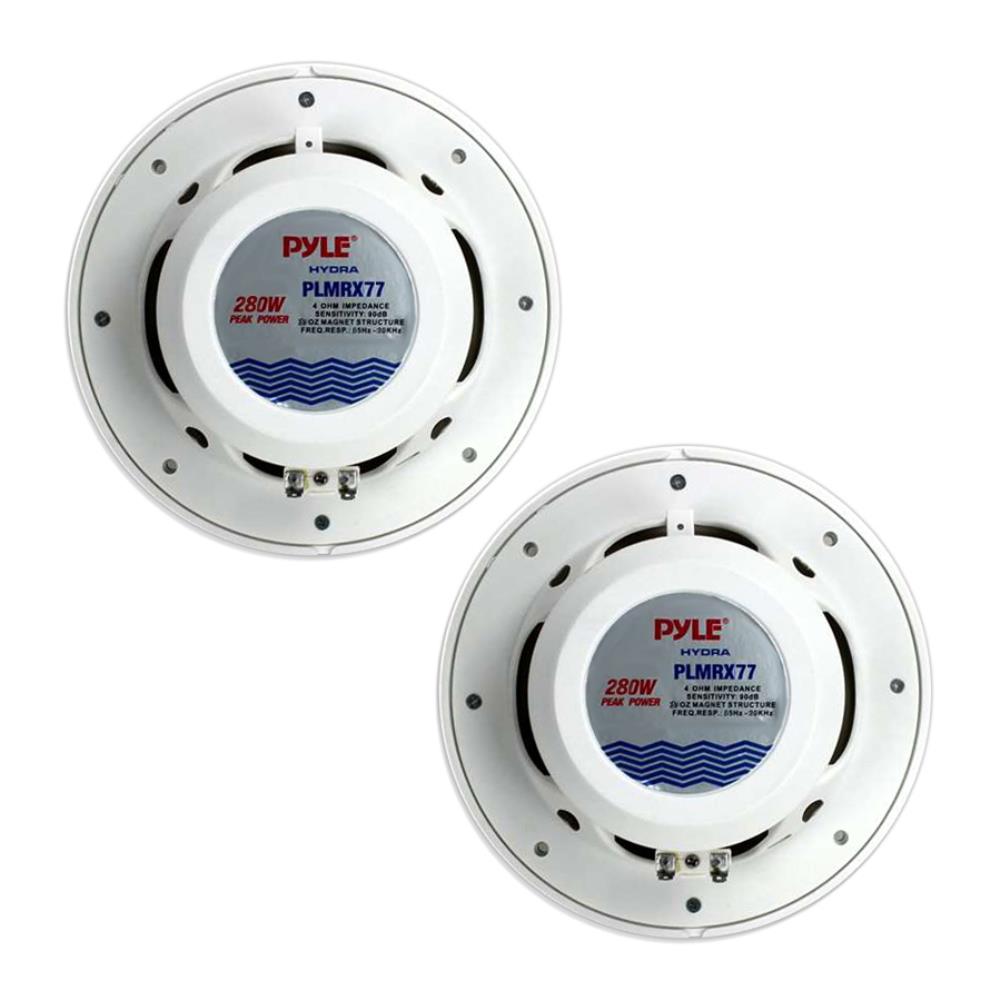 Pyle Marine 7.75” 2-way Speakers (white)