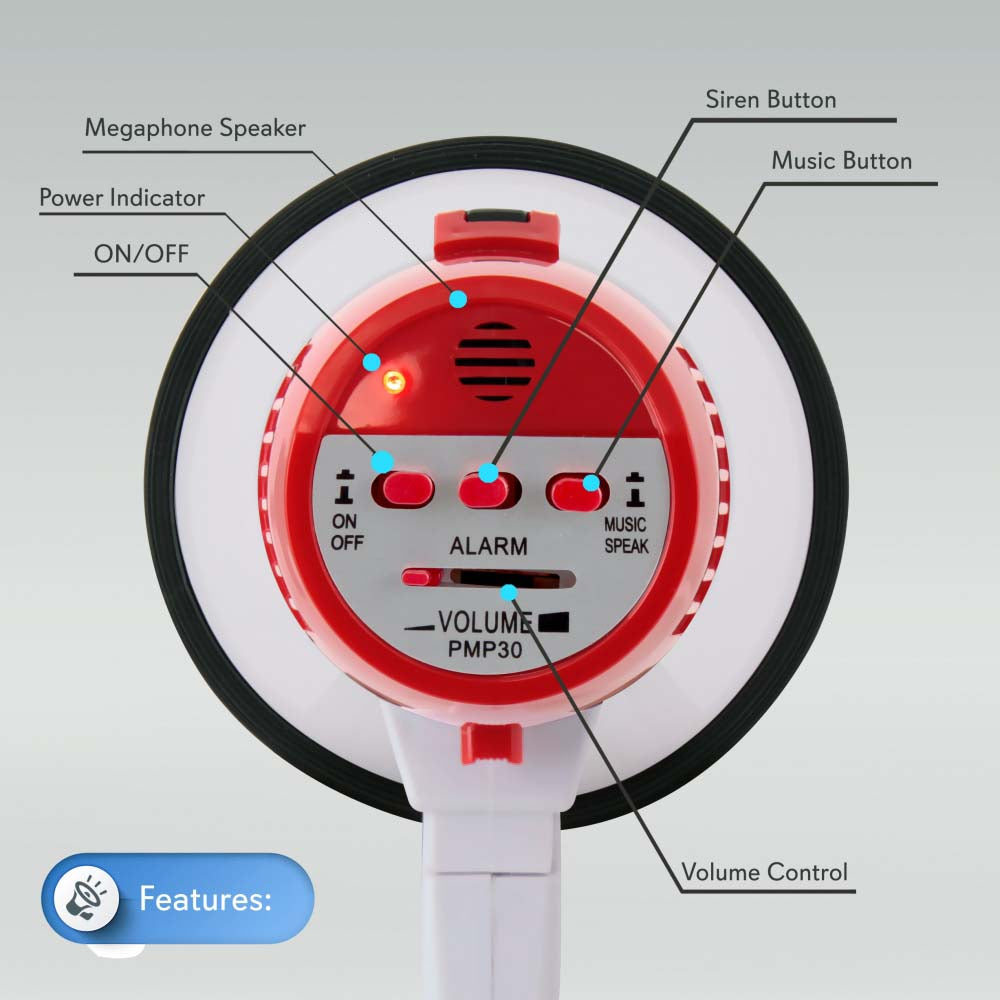 Pyle 30w Mini Megaphone