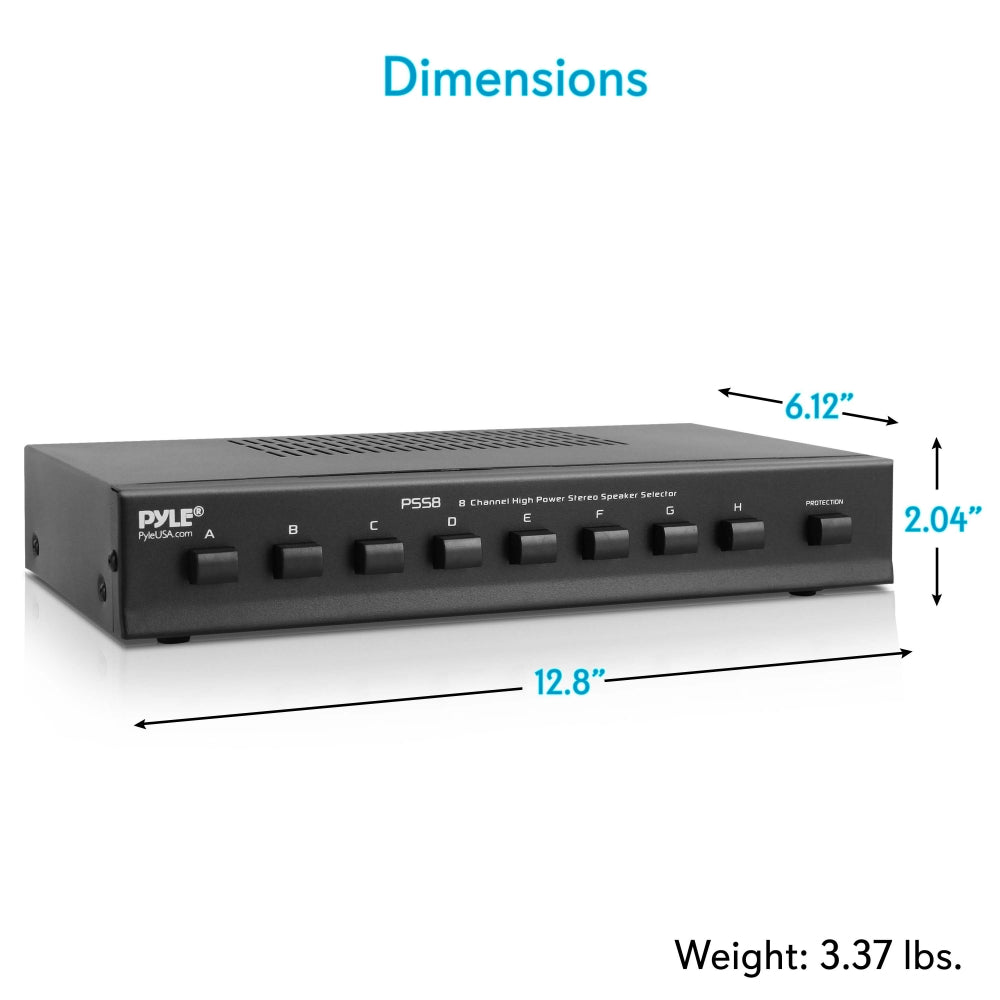 Speaker Selector Pyle Home 8 Channel