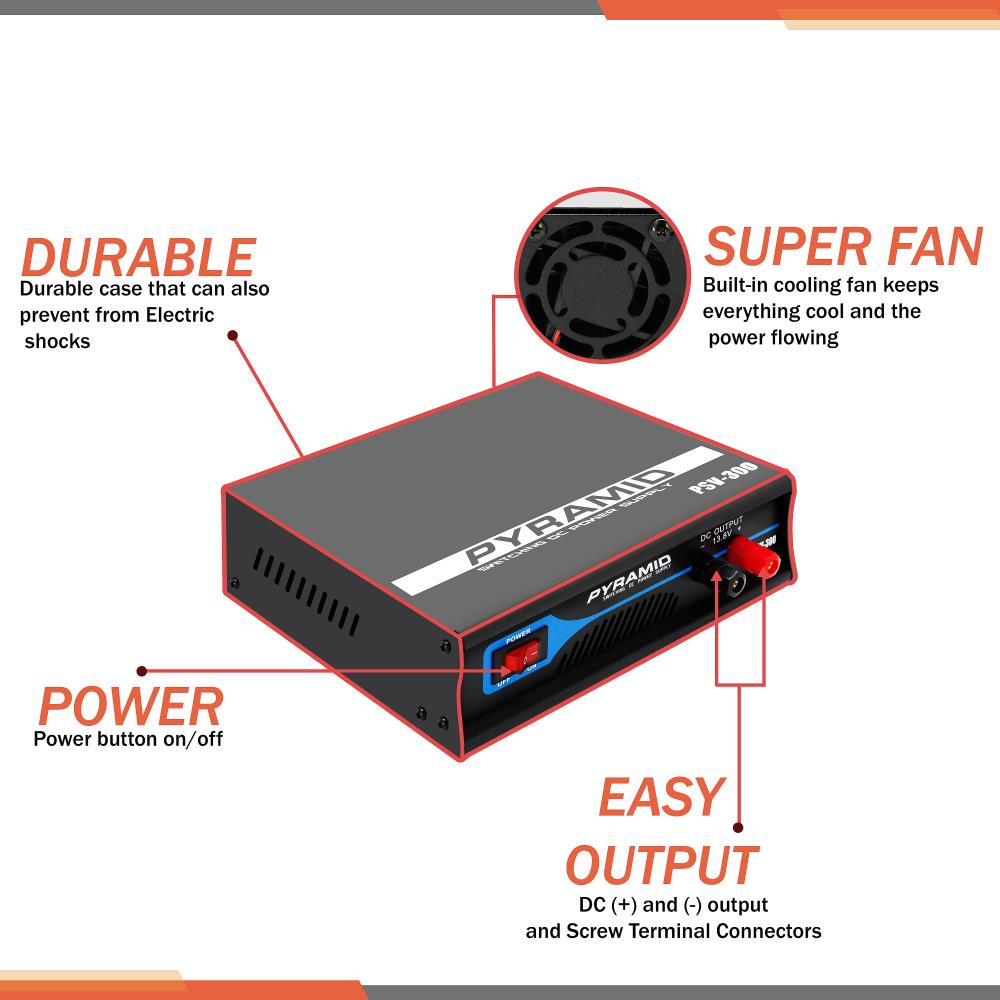 Pyramid 30 Amp Power Supply