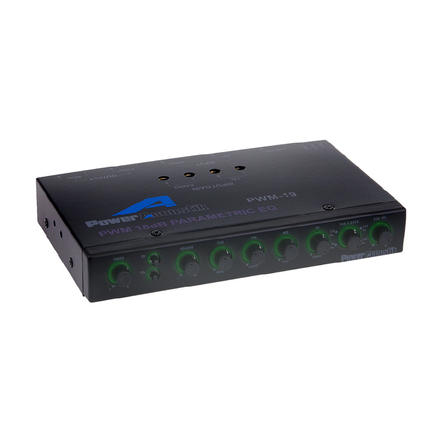 Equalizer Power Acoustik 1/2 Din Pre-amp