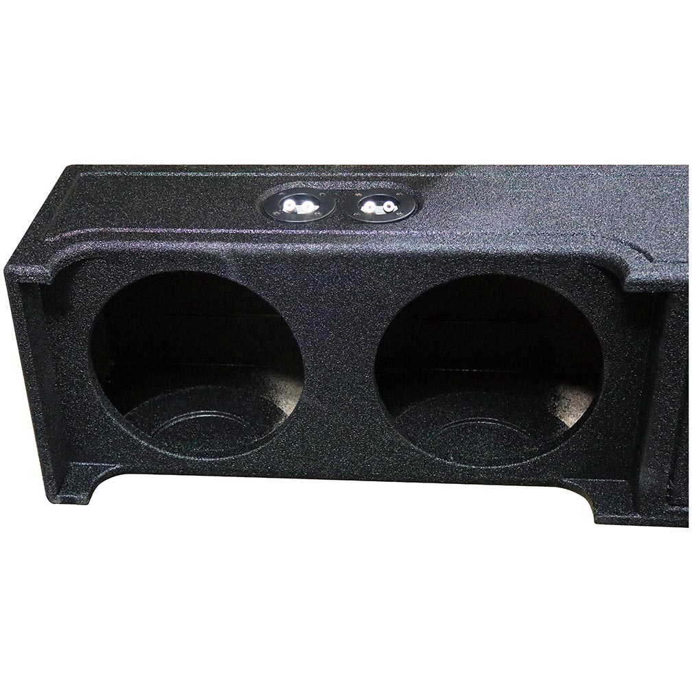 Qpower "qbomb" Dodge Ram Crew Cab '19-'22 Dual 10" Sealed Woofer Box