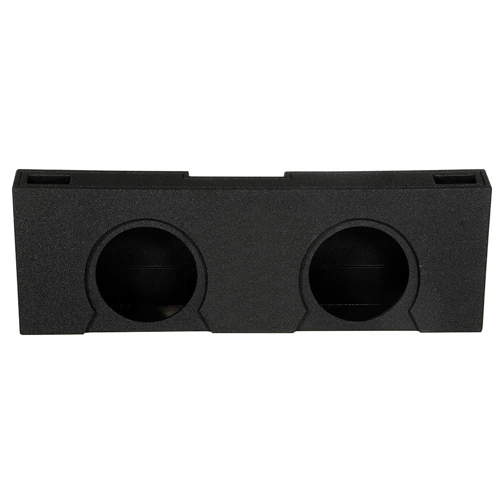 Qpower "qbomb" Chevy/gmc Crew Cab '07-'13 Dual 12" Vented Empty Woofer Box