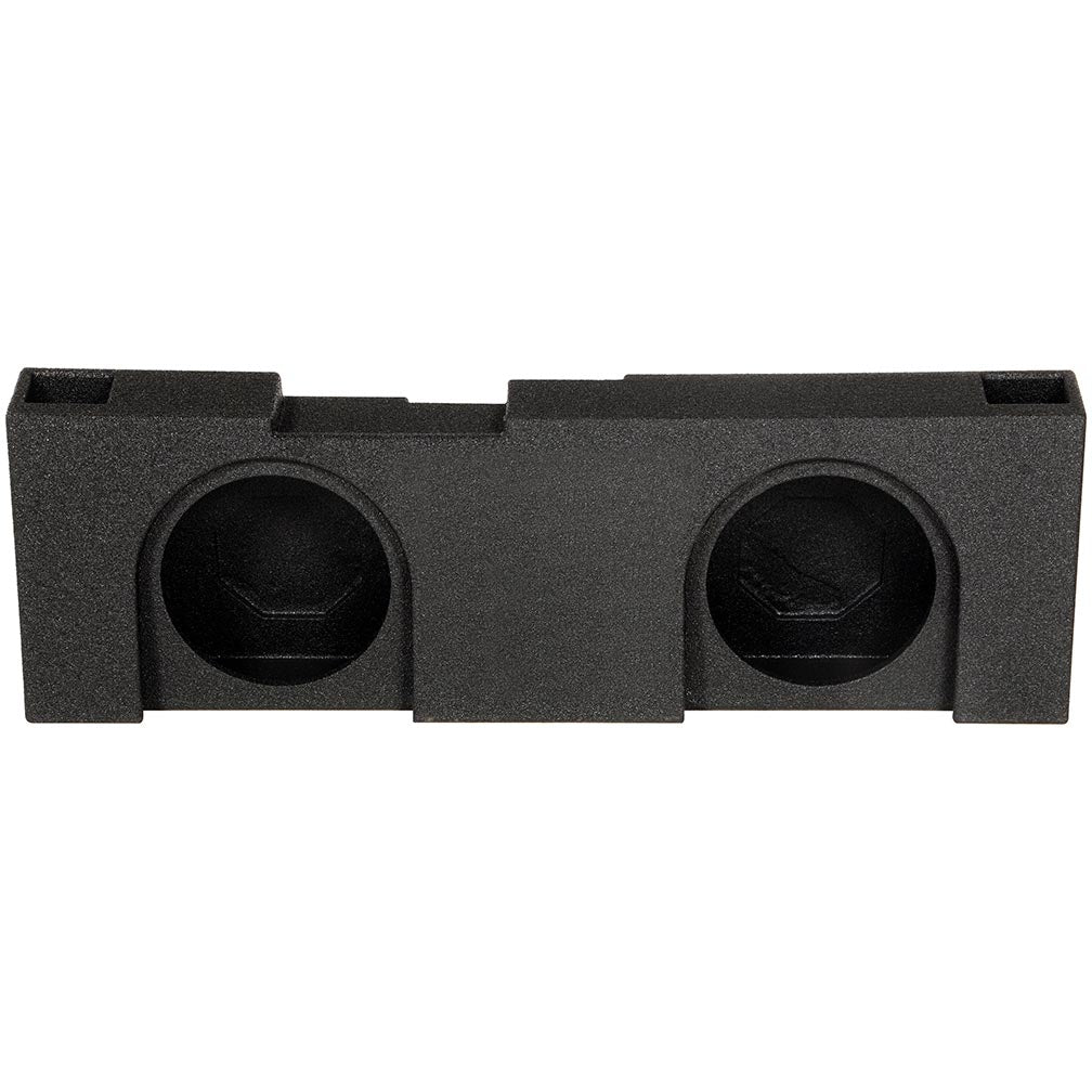 Qpower "qbomb" Chevy/gmc Crew Cab '14-'18 Dual 12" Empty Woofer Enclosure