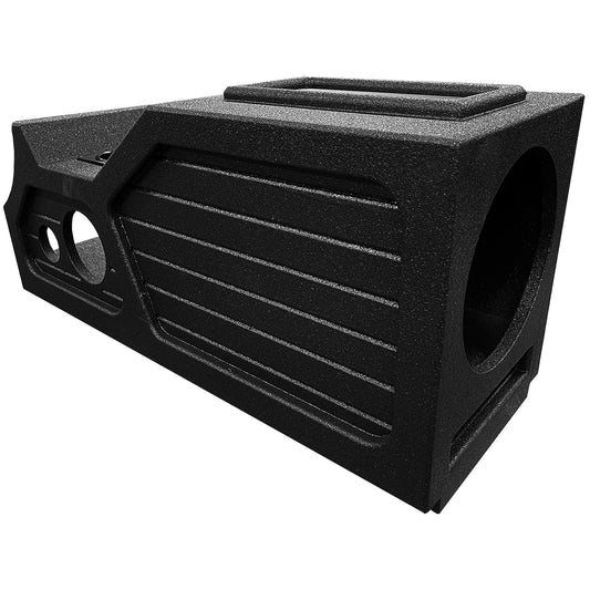 Qpower "qbomb" ‘07 - ‘13  Gmc/chevy Crew Cab Center Console Single 12" Vented Empty Woofer Enclosure