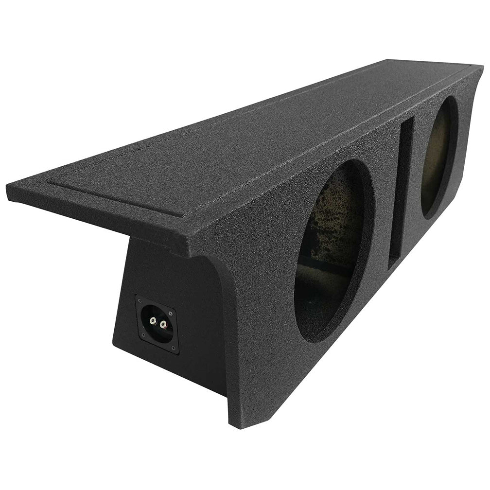 Qpower "qbomb" Jeep Wrangler 4-door '07-'16 Dual 10" Vented Enclosure