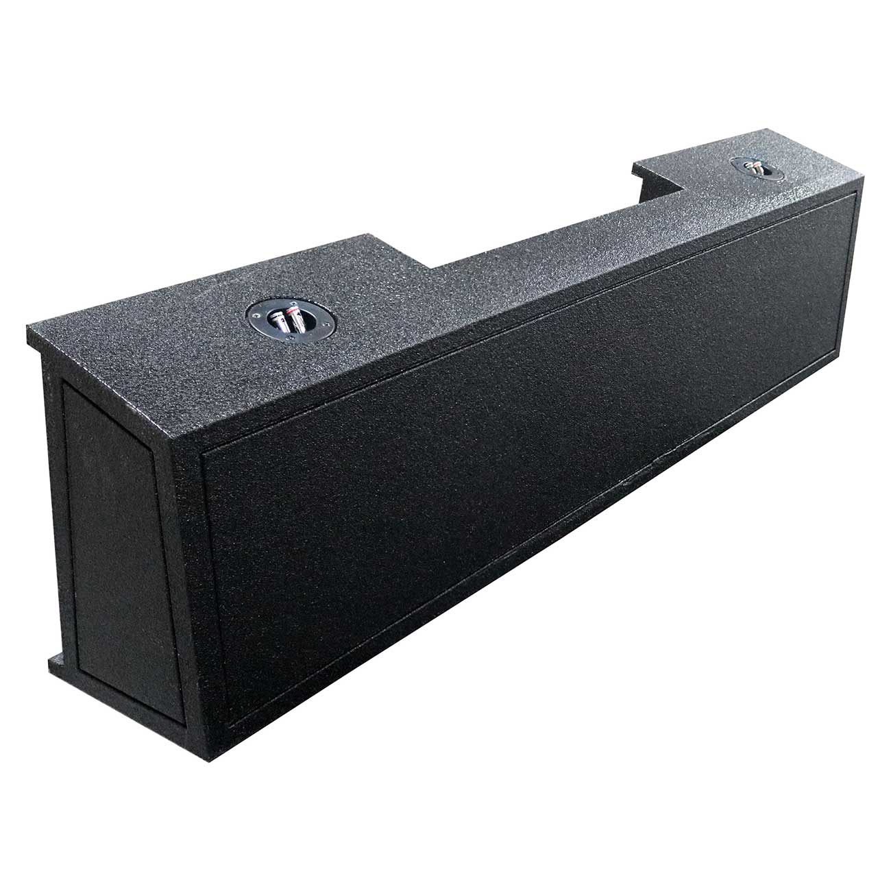 Qpower “qbomb” Nissan Titan King Cab/crew Cab ’07-’23 Dual 12″ Empty Woofer Enclosure