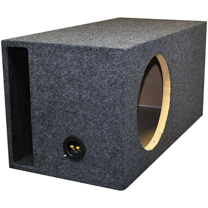 Qpower Single 12" Side Ported Spl Xtra Large Heavy Duty Empty Woofer Box