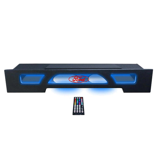 Qpower Qluxe Dual 10″ Vented With Rgb Led Illumination Ford F105 '09-'24 F250/350 '17-'24 Super Crew