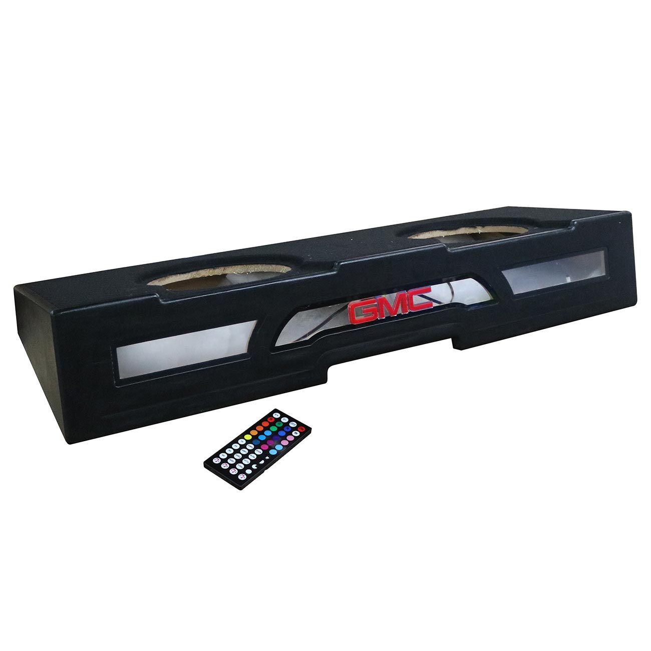 Qpower Qluxe Dual 10" Vented W/rgb Gmc 2007-2013 Crew Cab