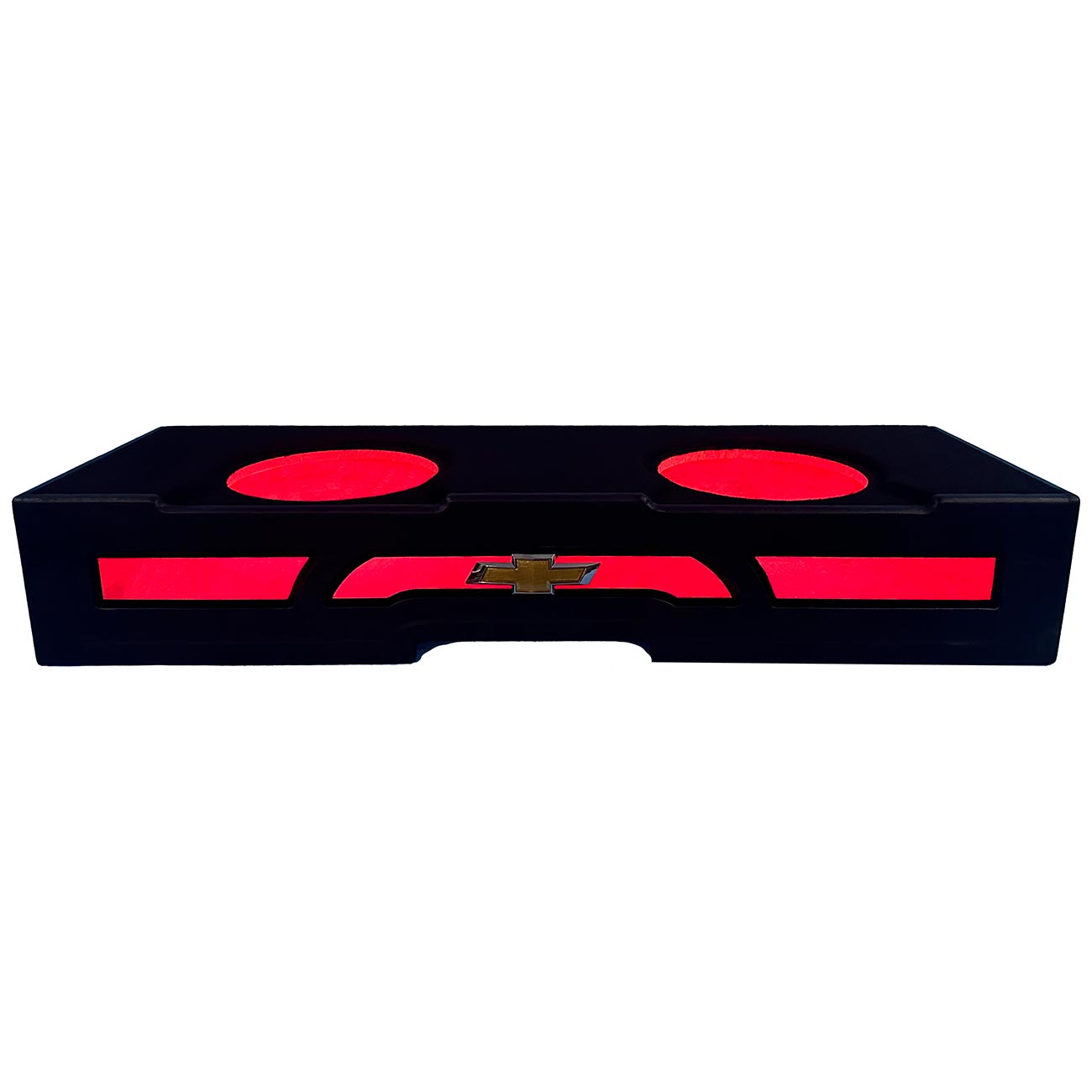 Qpower Qluxe Dual 12″ Vented With Rgb Led Illumination Gmc 2007-2013 Crew Cab