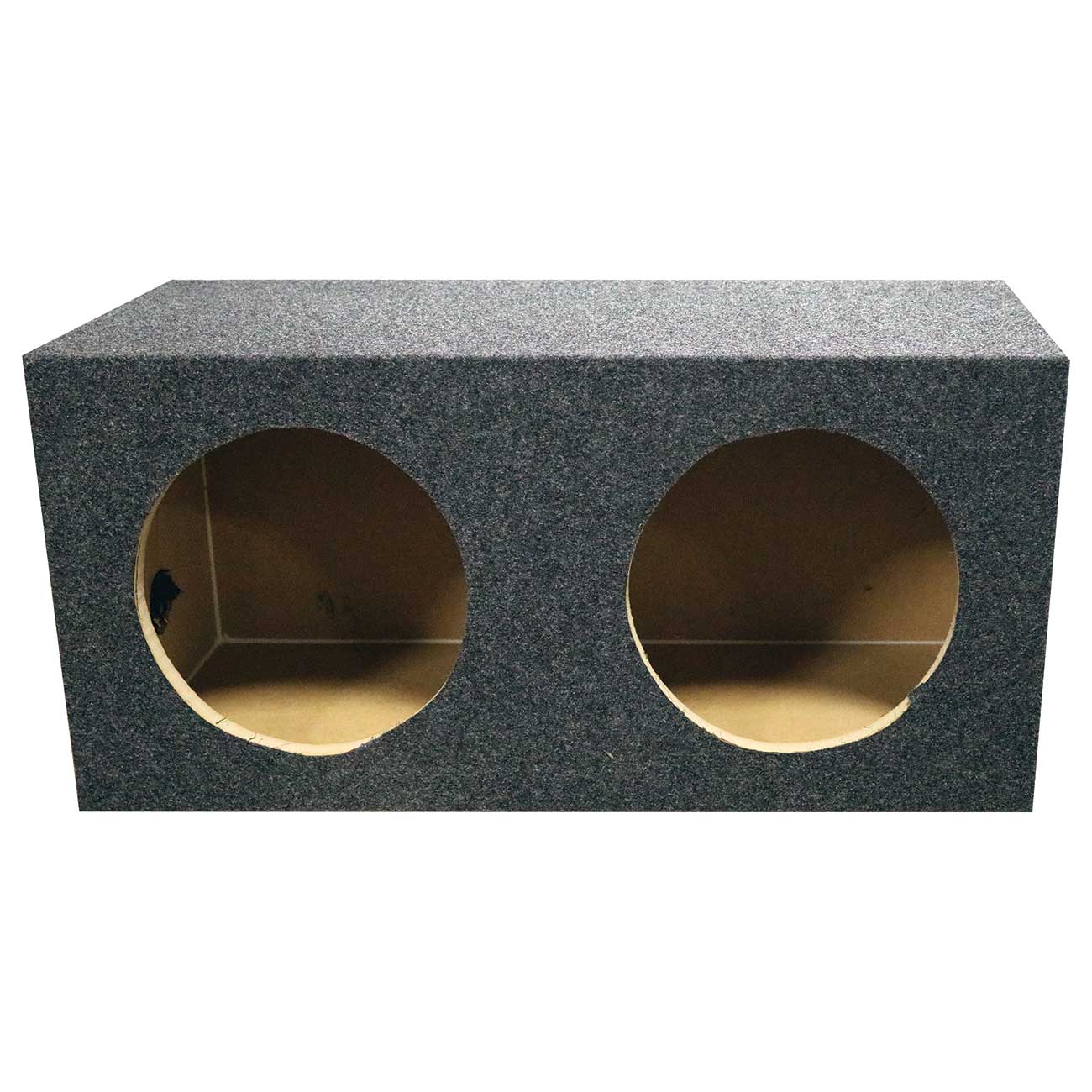 Qpower Dual 10" Sealed Heavy Duty Square Empty Woofer Box