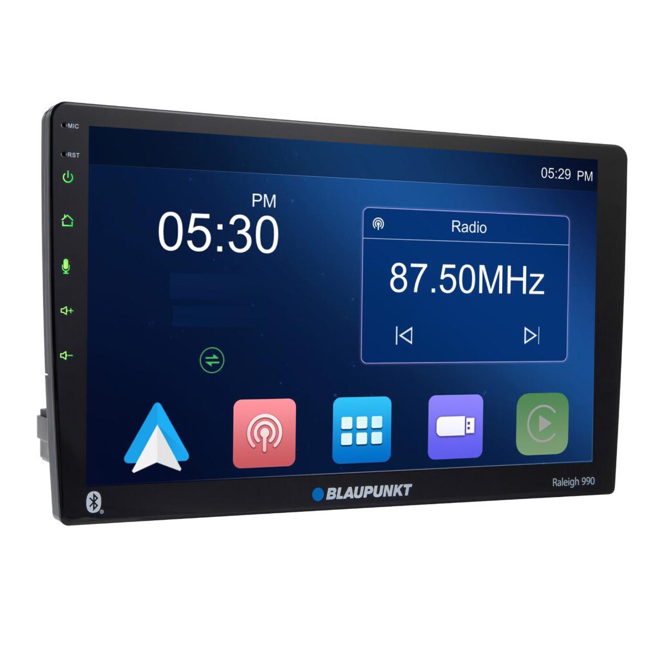 Blaupunkt 10.1” Double Din Mechless Receiver With Wireless Apple Carplay / Android Auto & Bluetooth