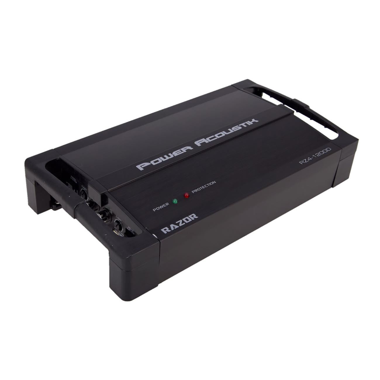 Power Acoustik Compact 4 Channel Amplifier - 600w Rms/1200w Max