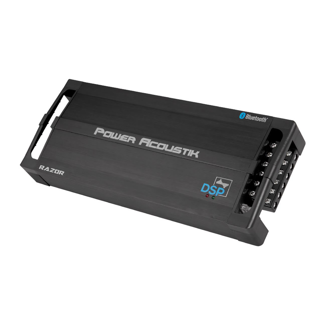 Power Acoustik Compact 4 Channel Amplifier With Built-in Dsp 1000w Rms/2000w Max