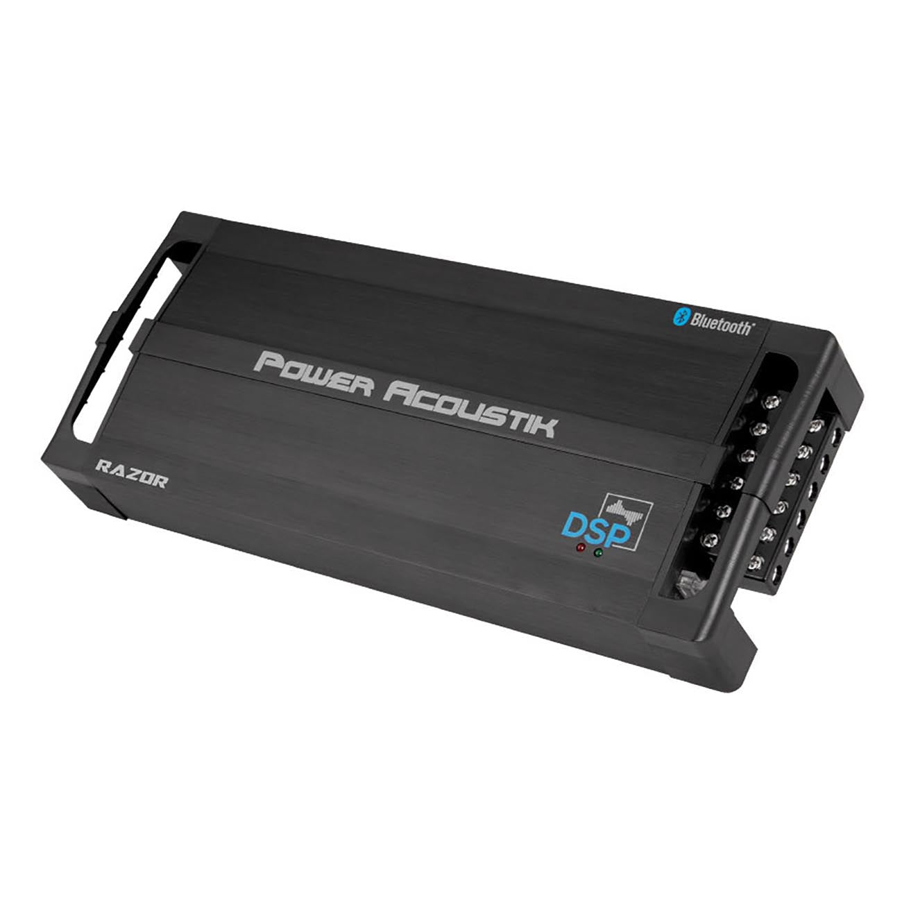 Power Acoustik Compact 5 Channel Amplifier With Built-in Dsp 1200w Rms/2500w Max