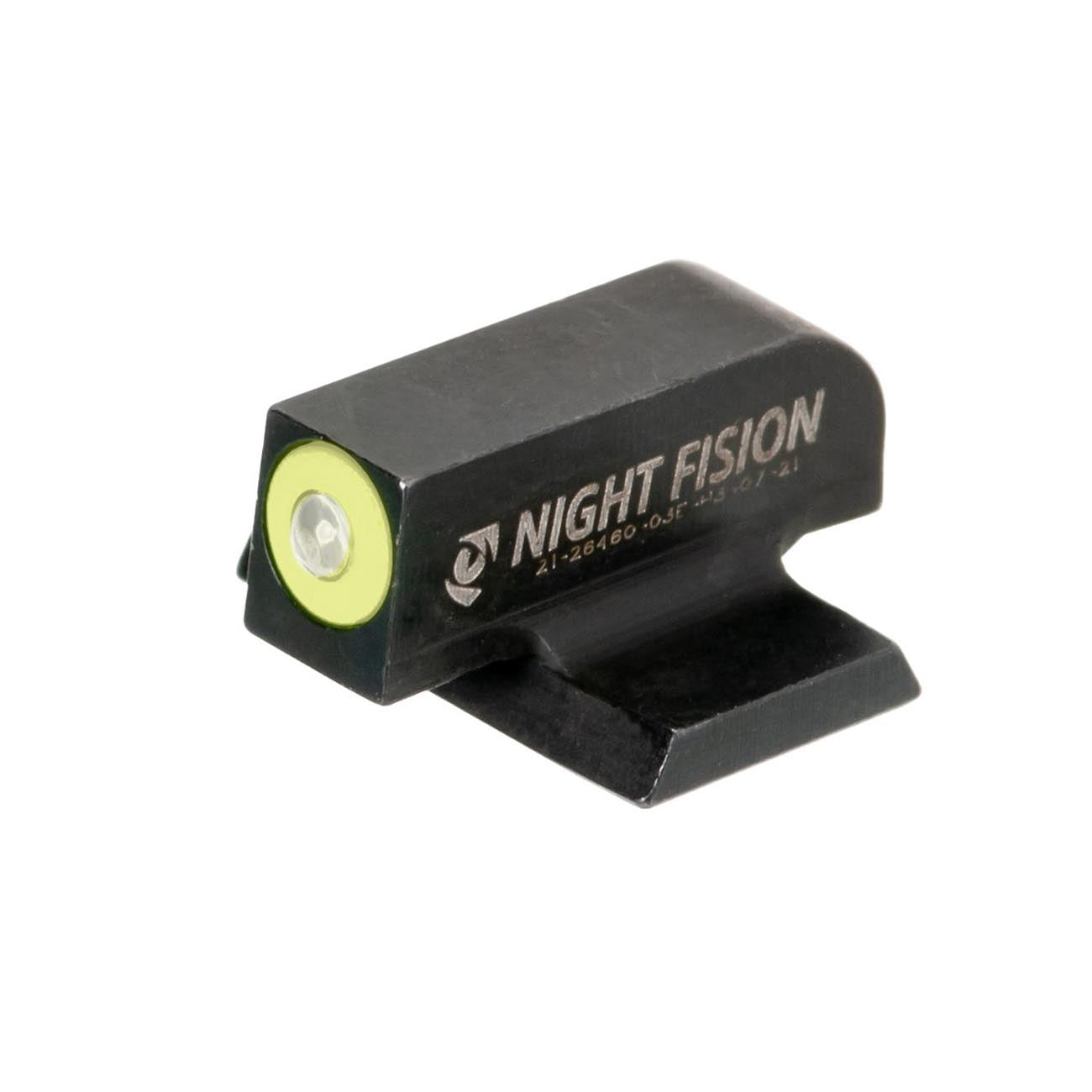 Night Fision Tritium Night Front Sight Only For Smith & Wesson M&p/shield/sd9ve - Yellow Front Ring