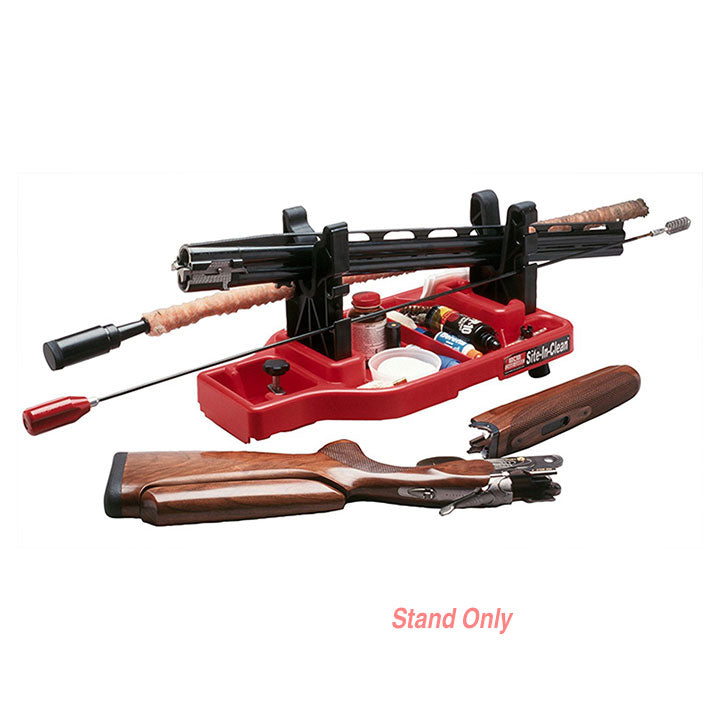 Mtm Site-in-clean Rifle Rest & Cleaning Center Red