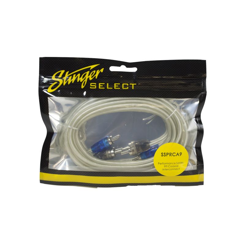 Stinger 9ft Performance Series Coaxial Rca