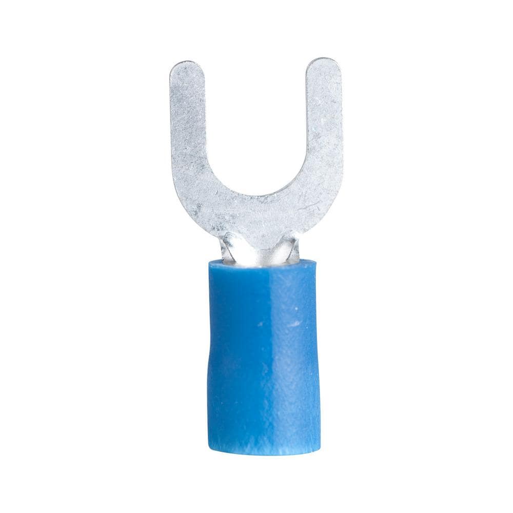 Xscorpion Spade Terminal Blue #8 16-14 Gauge - 100pcs/bag