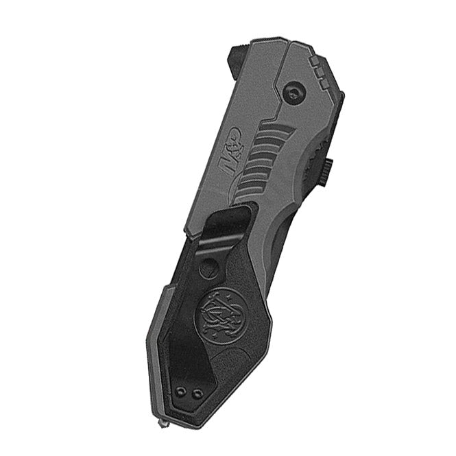 S&w Swmp4ls 8.6in S.s. Assisted Folding Knife With 3.6in Serrated Clip