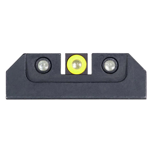 Night Fision Tritium Sights For Taurus G2c/g2/g3/tx22 - Yellow Tritium Front Ring/tritium Black Ring