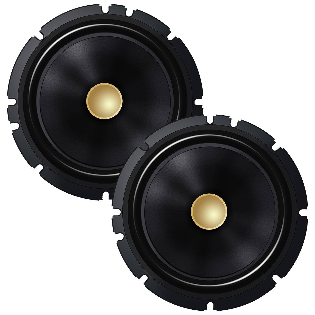 Pioneer 6-1/2" 2-way Component System - 350 Watts Max / 80 Rms (pair)