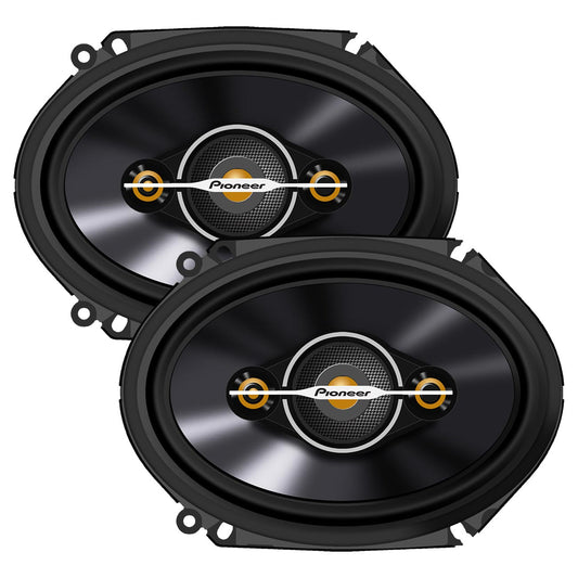 Pioneer 6x8″ 4-way Full Range Speakers (shallow Mount) - 350 Watts Max / 80 Rms (pair)