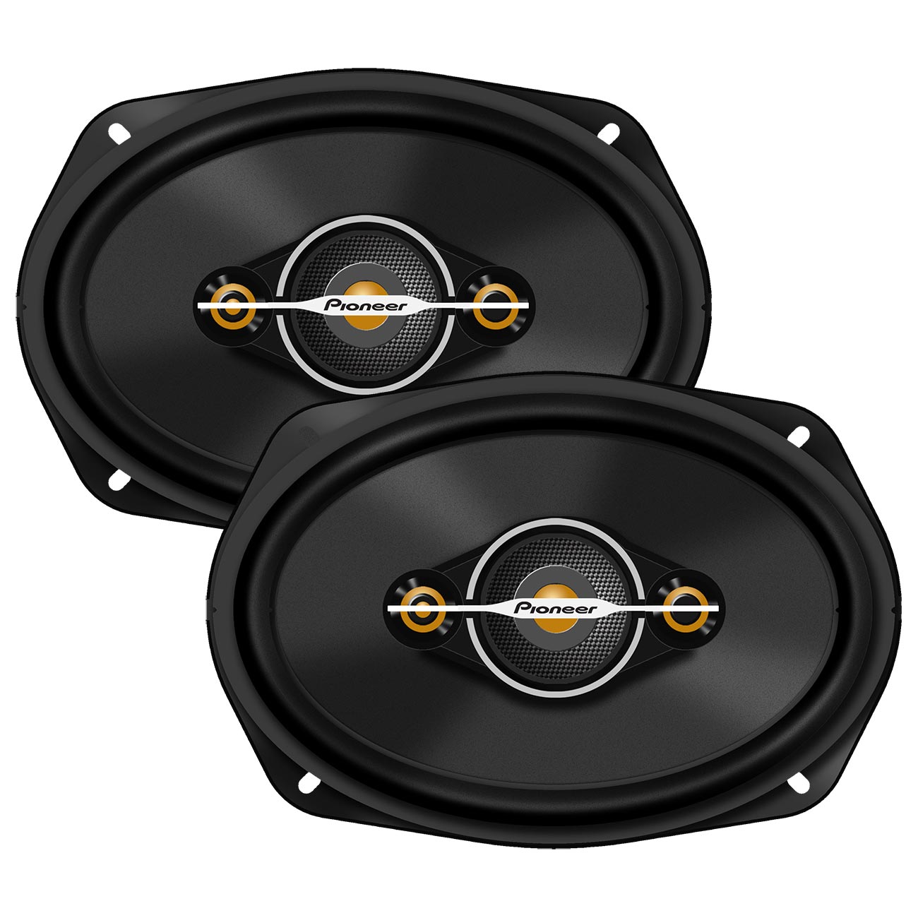 Pioneer 6x9″ 4-way Full Range Speakers (shallow Mount) - 600 Watts Max / 100 Rms (pair)