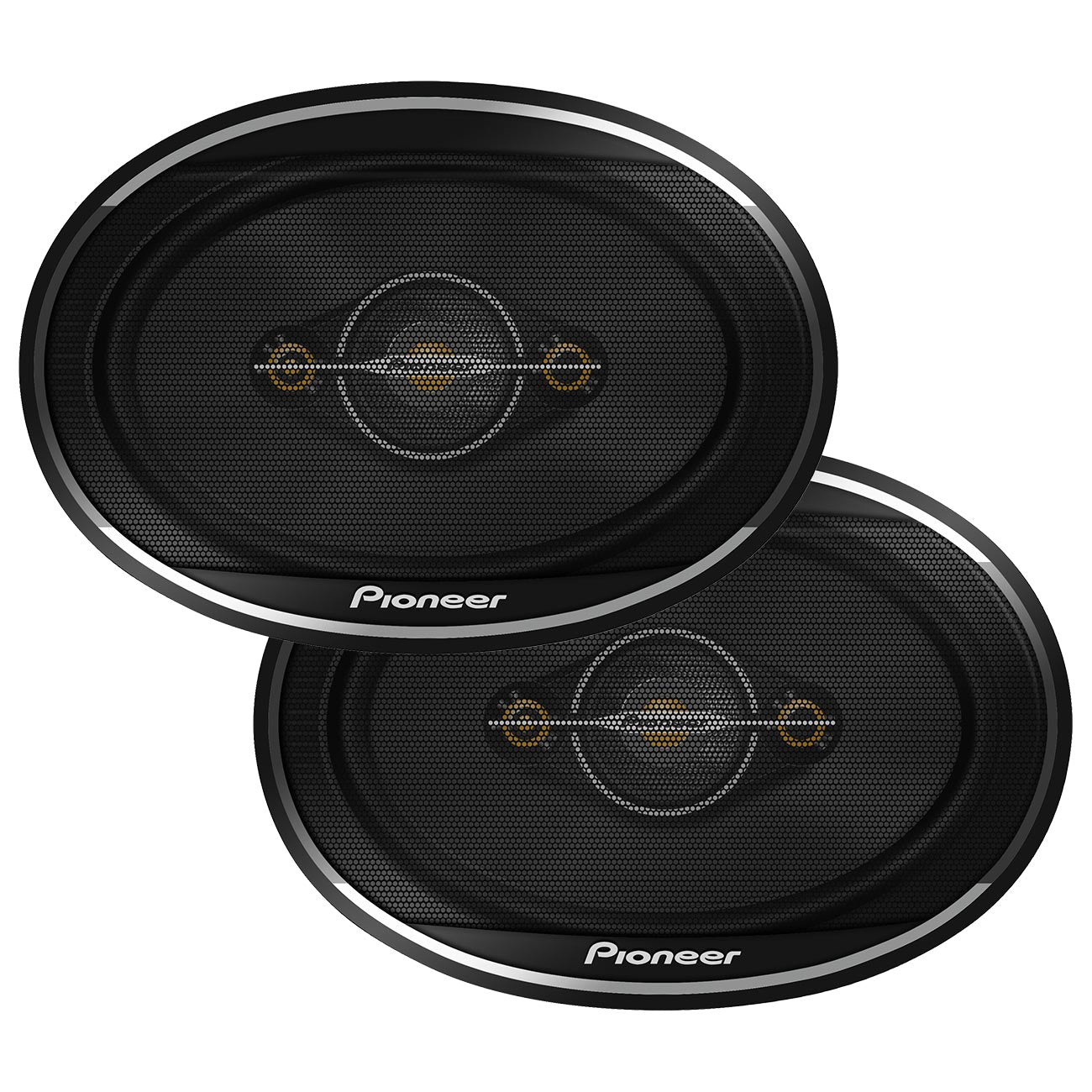 Pioneer 6x9″ 4-way Full Range Speakers (shallow Mount) - 600 Watts Max / 100 Rms (pair)