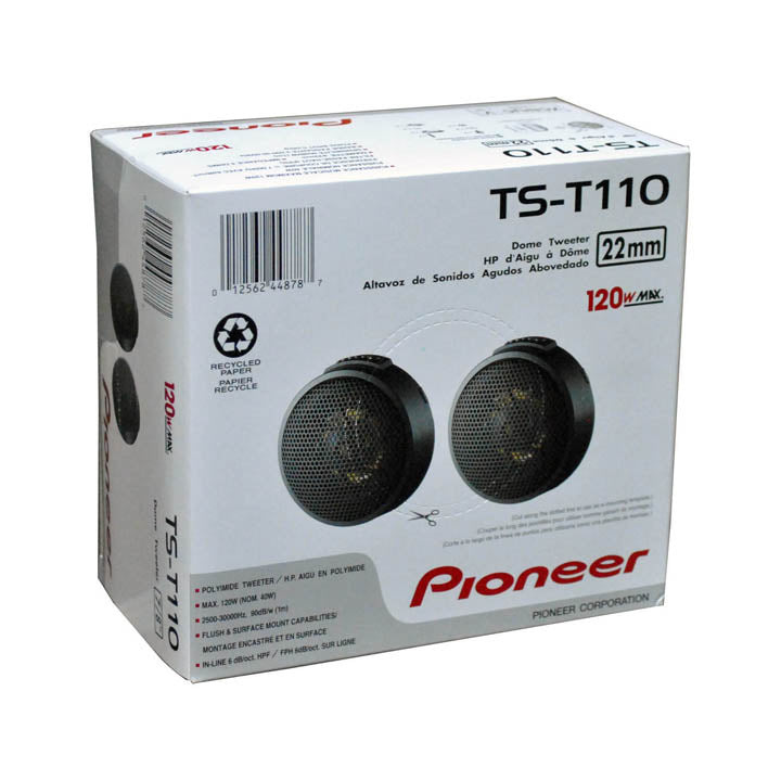 Pioneer 7/8" Tweeter (sold As Pair) 120w Max