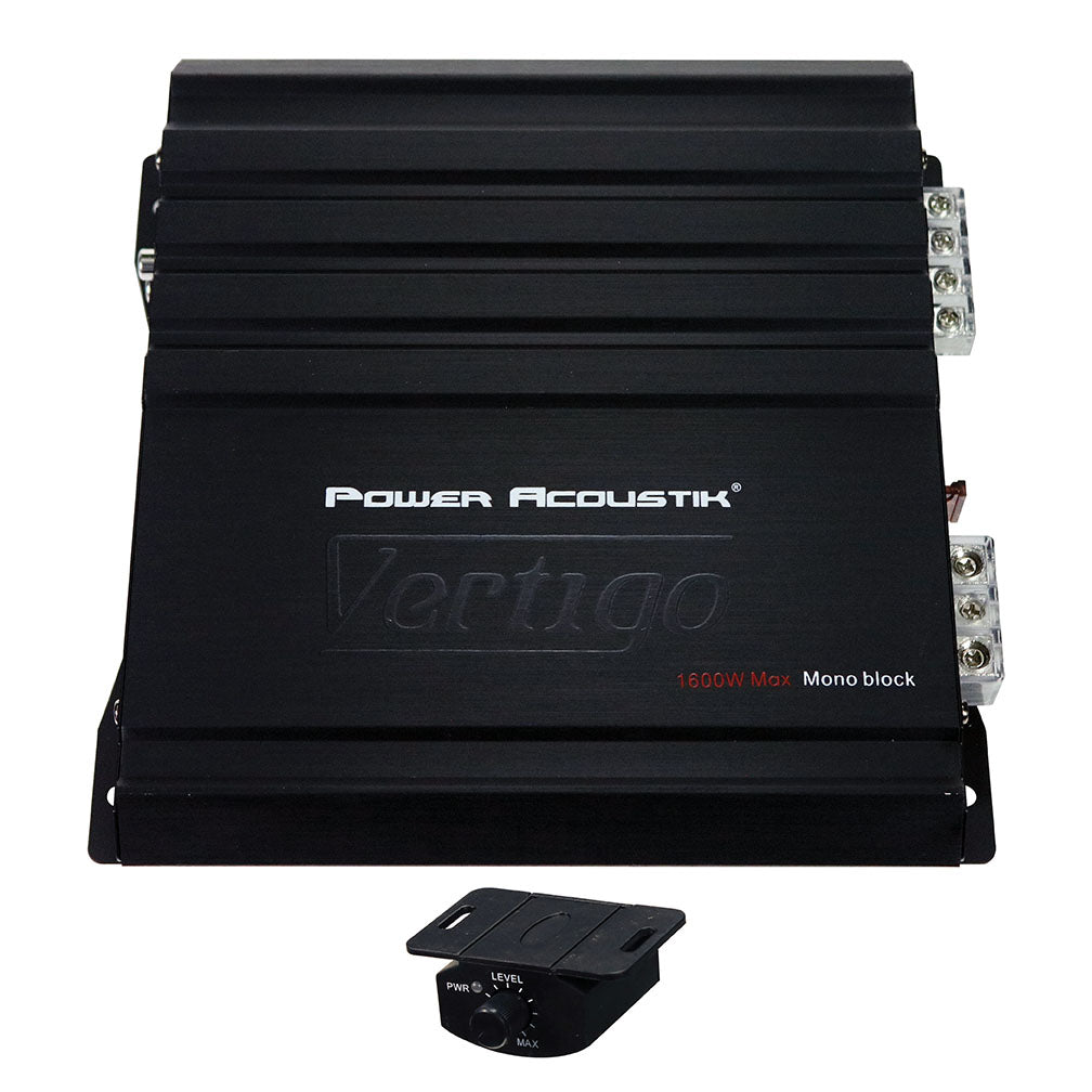 Power Acoustik Vertigo Series Monoblock Amplifier 1600w Max