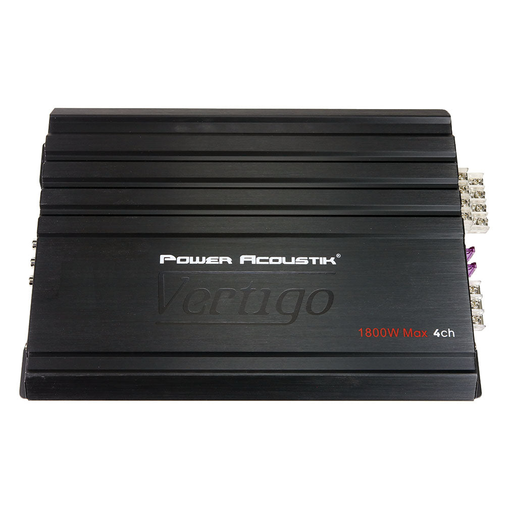 Power Acoustik Vertigo Series 4 Channel Amplifier 1800w Max