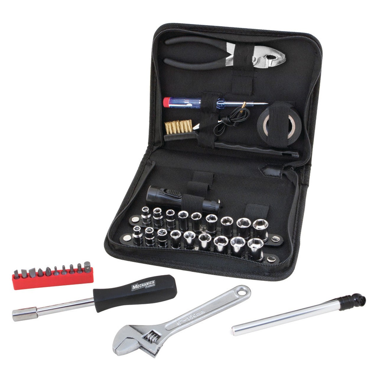 Performance Tool Compact Tool Set With Zipper Case (38 Piece Set)