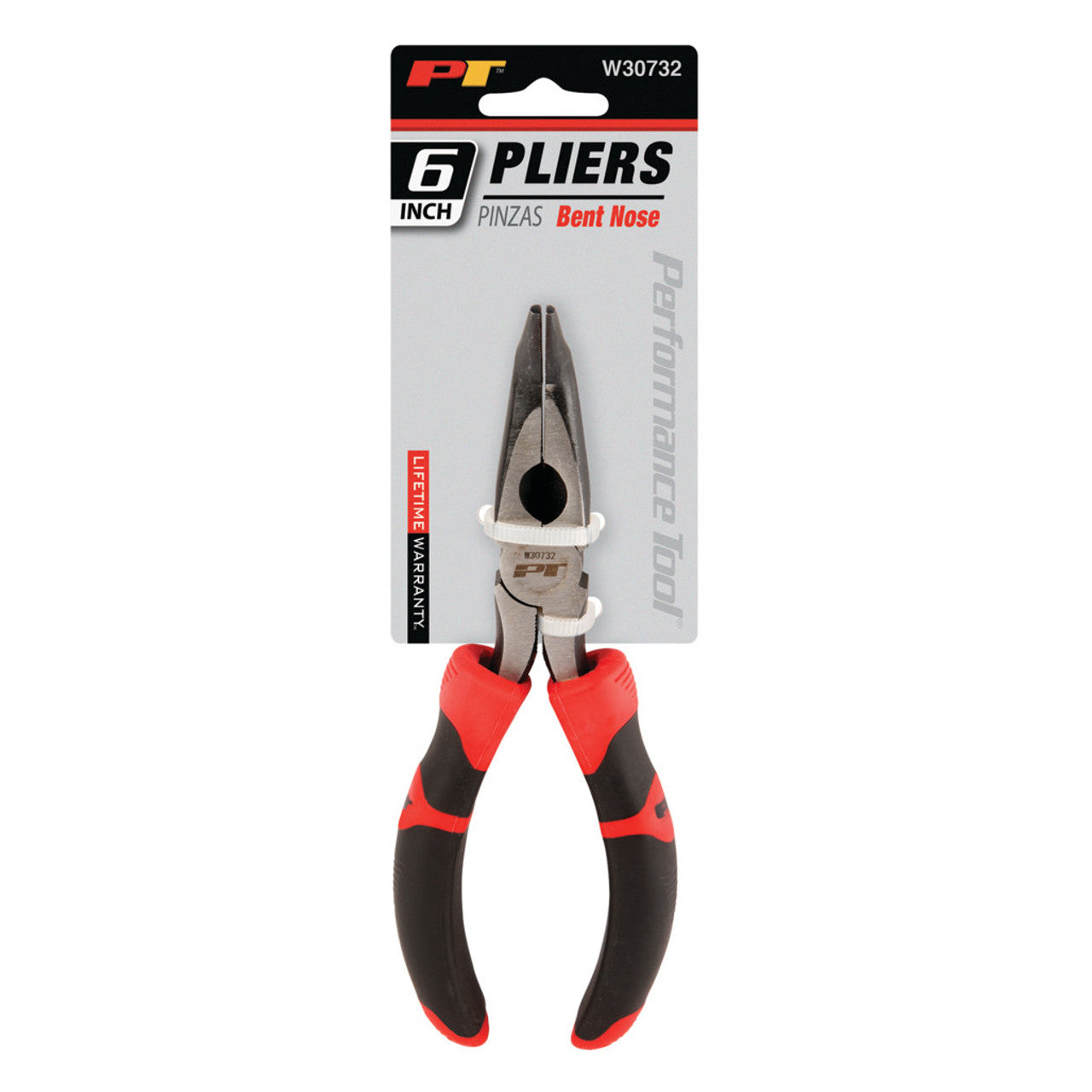 Performance Tool 6" Curved Long Nose Pliers