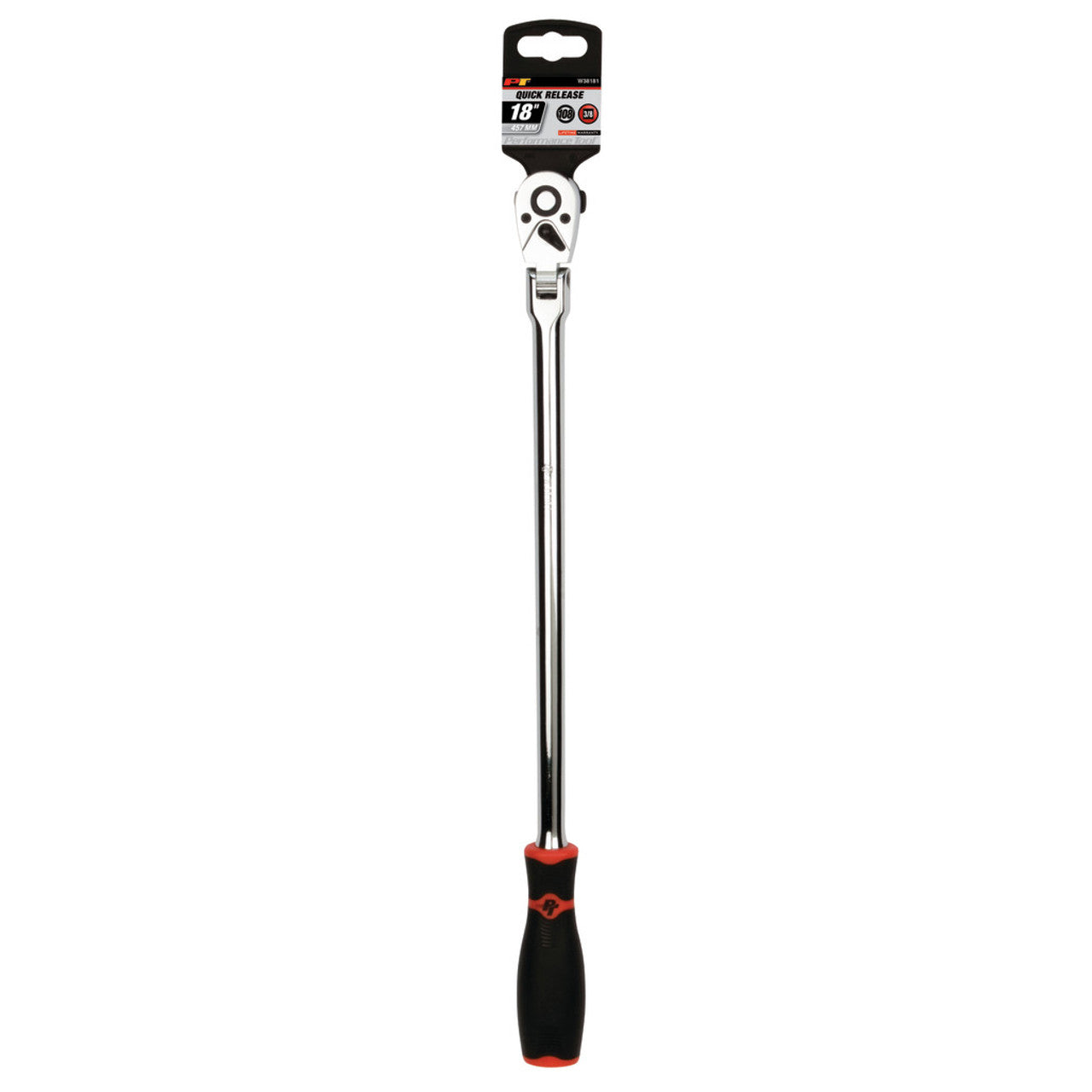 Performance Tool 3/8" Drive Flex Pt Head Long Ratchet (length: 18")