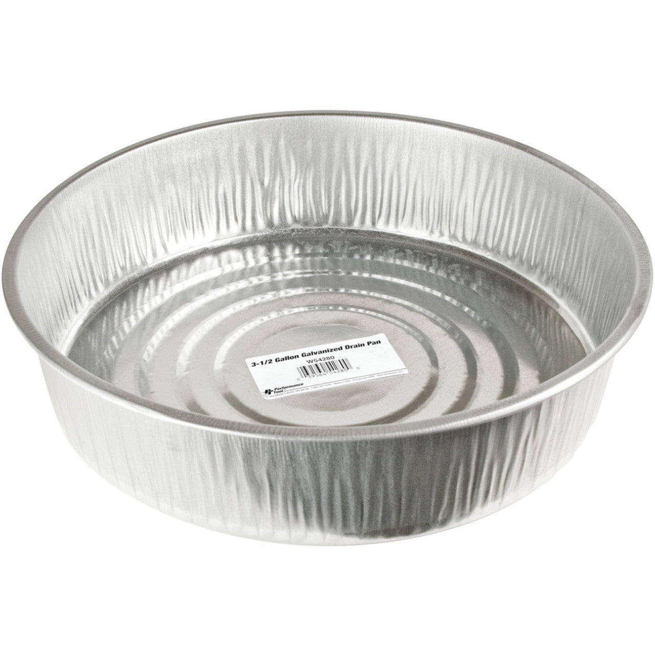 Performance Tool 3.5 Gallon Galvanized Drain Pan