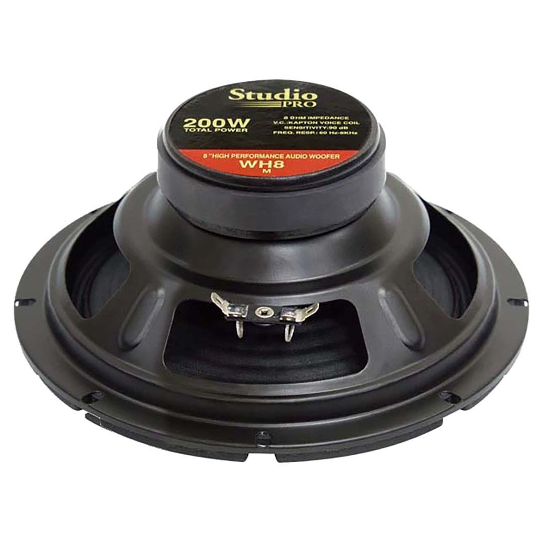 Woofer 8" Pyramid 200watts 8 Ohm; Studio Pro Series