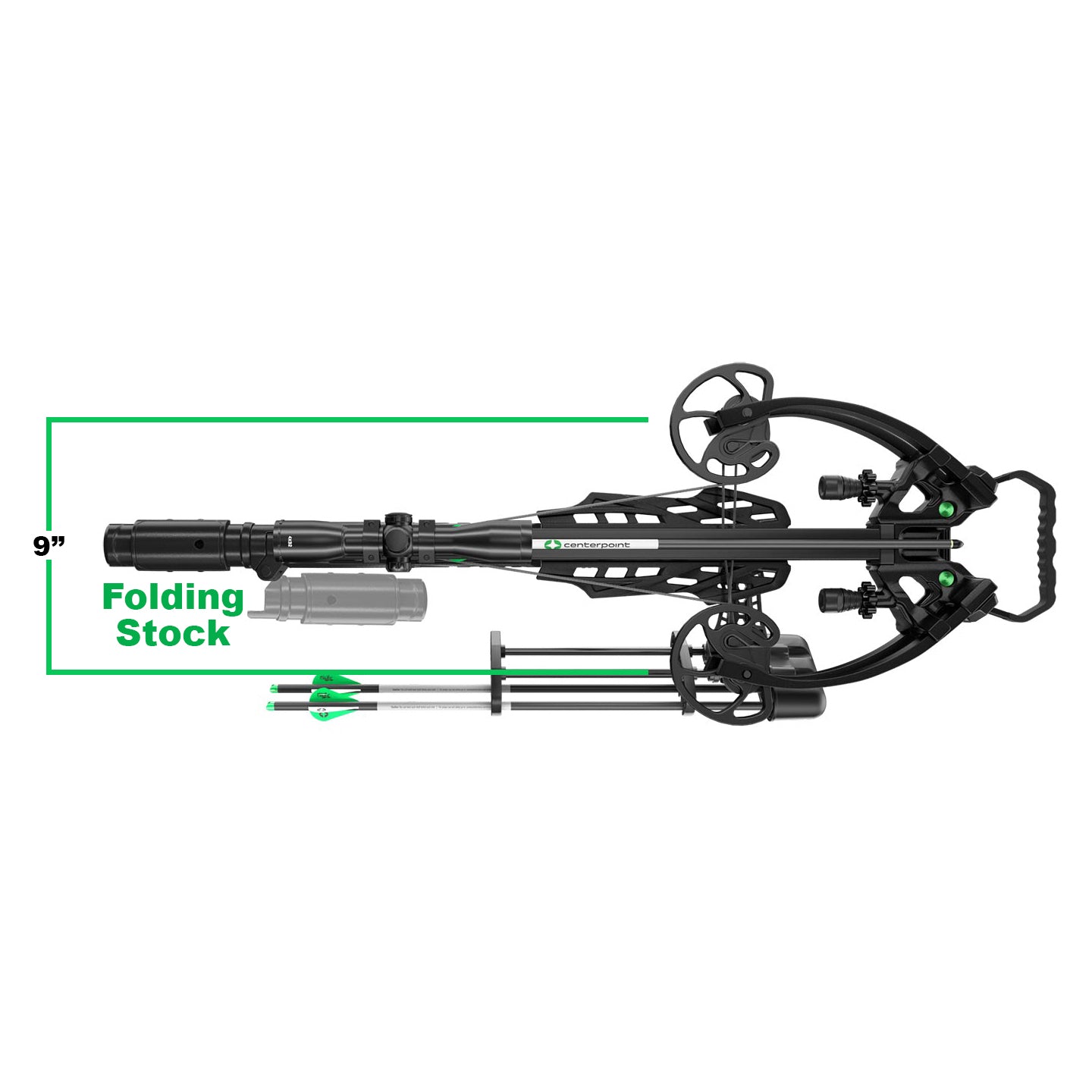 Centerpoint Wrath 430x Compact Compound Crossbow Package